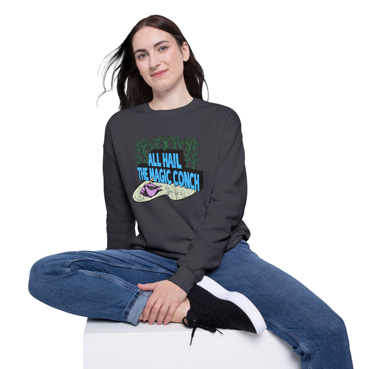 Magic Conch Nostalgic Cartoon Sweatshirt