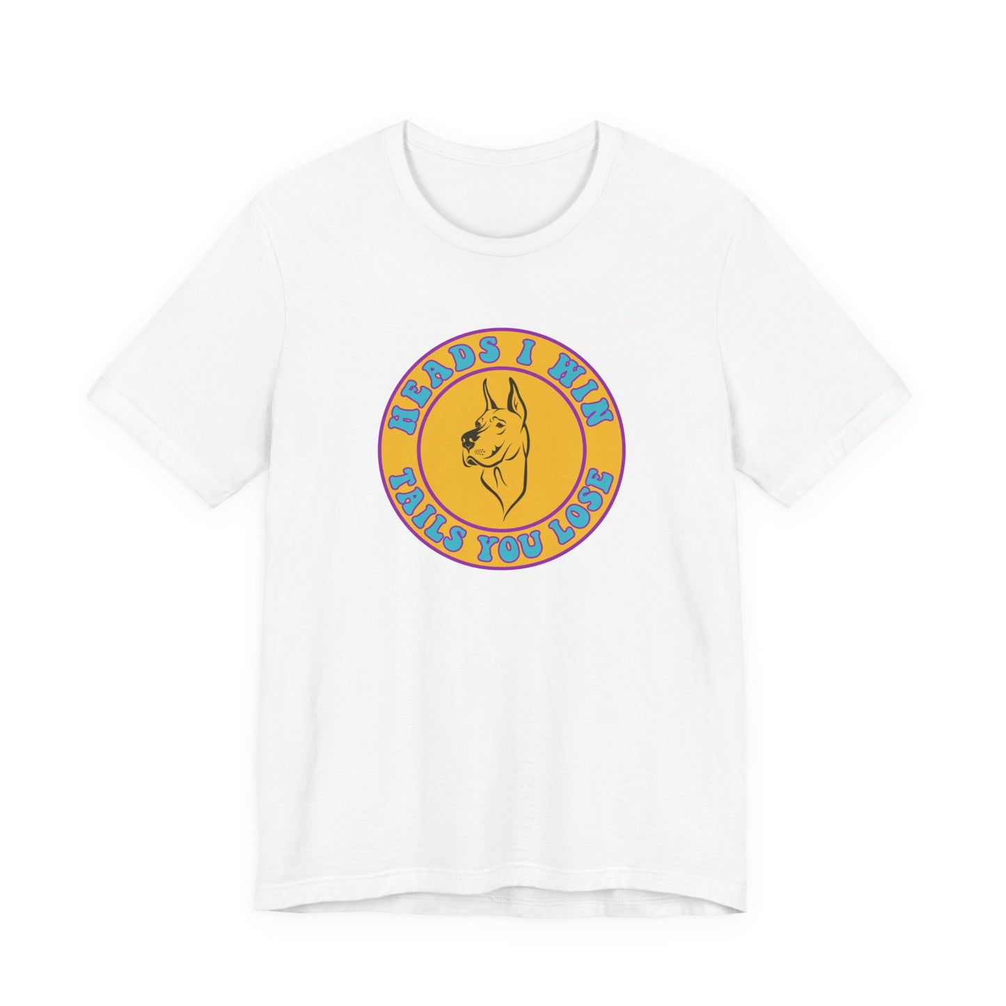 Heads I Win Nostalgic Cartoon Tee