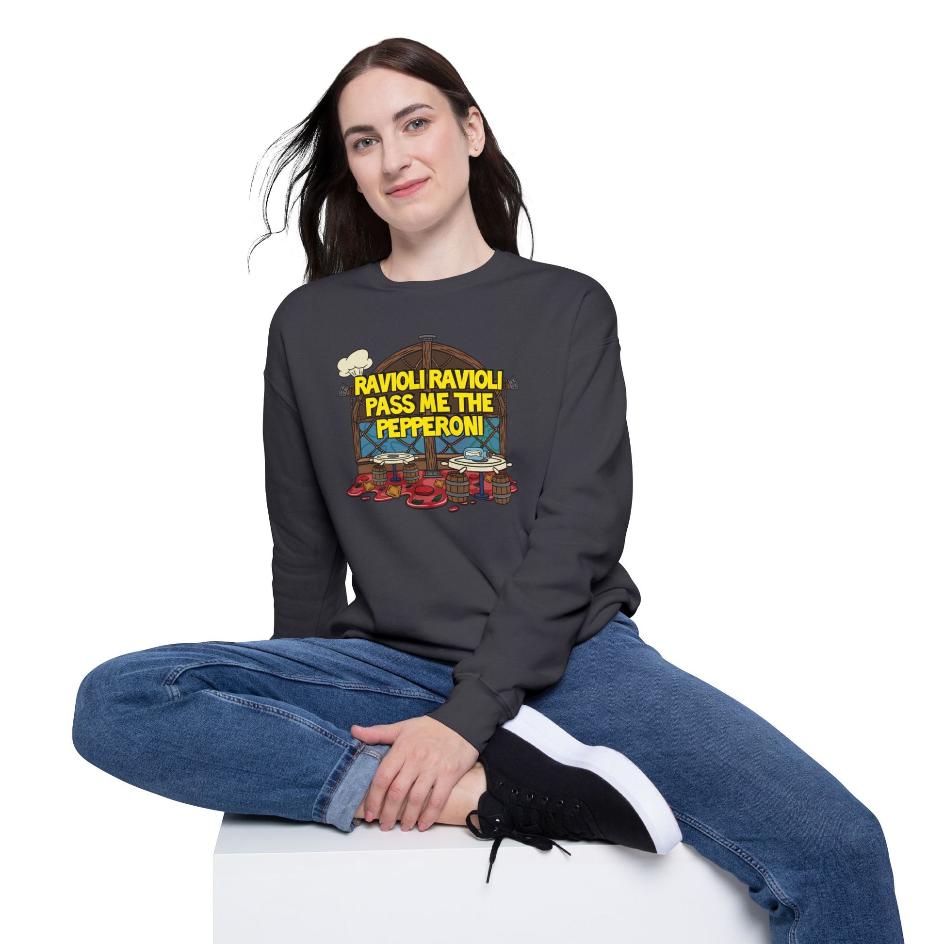 Ravioli Ravioli Nostalgic Cartoon Sweatshirt