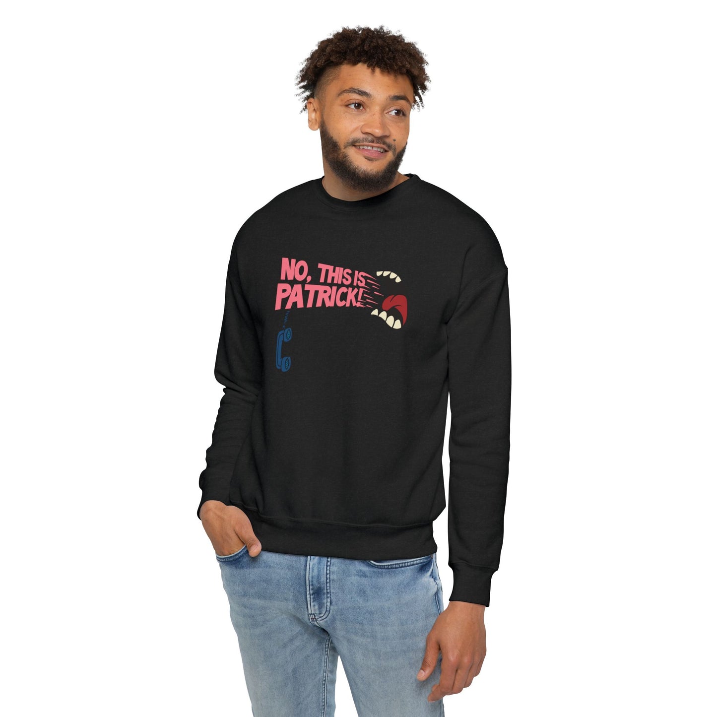 No This is Patrick Nostalgic Cartoon Sweatshirt