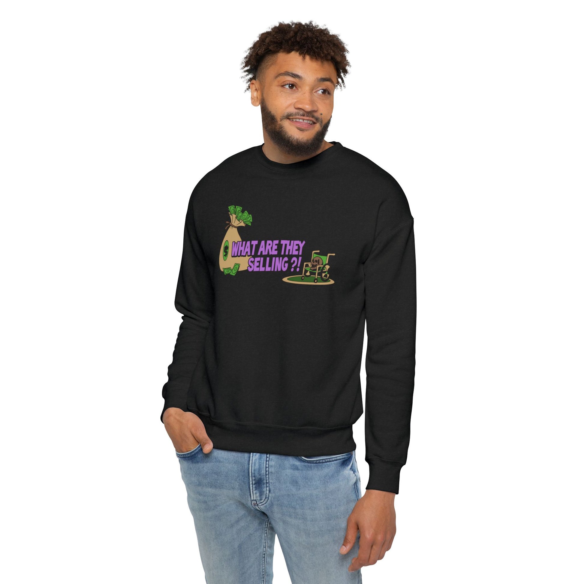 What Are They Selling Nostalgic Cartoon Sweatshirt