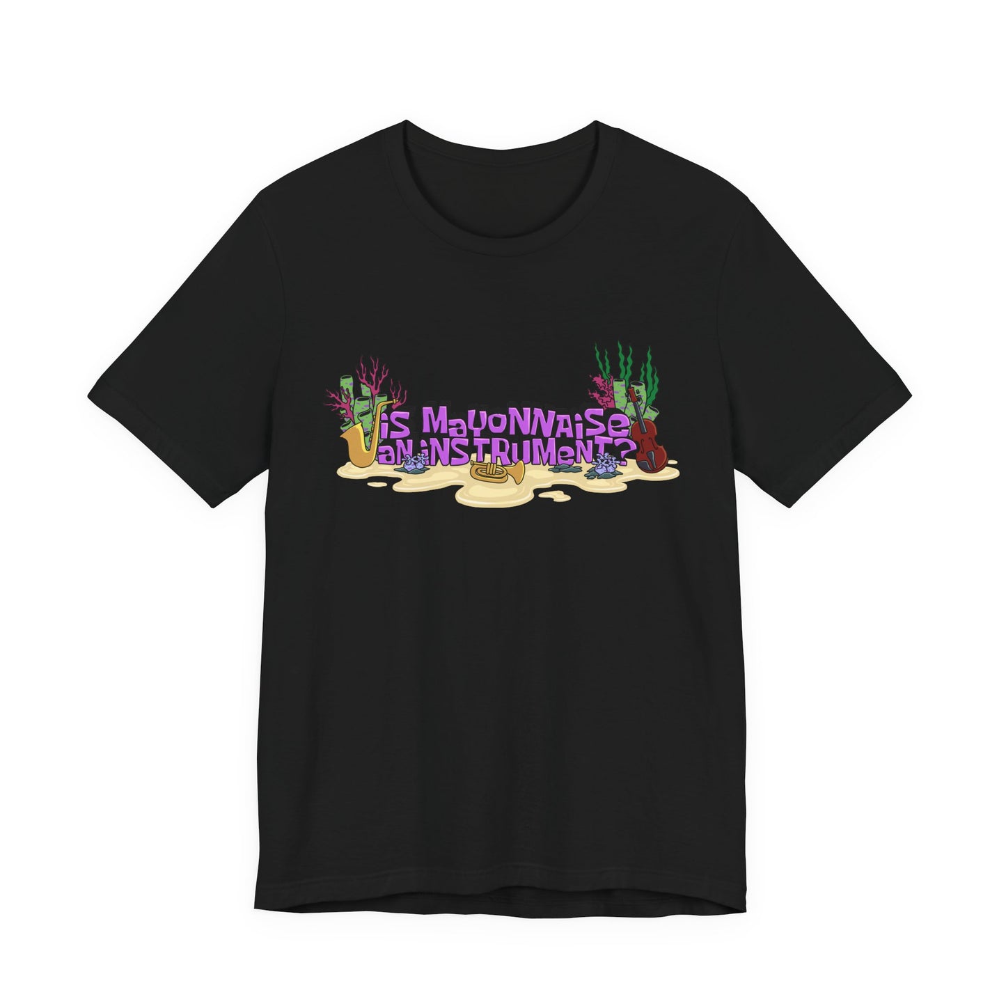 Is Mayonnaise an Instrument Nostalgic Cartoon Tee