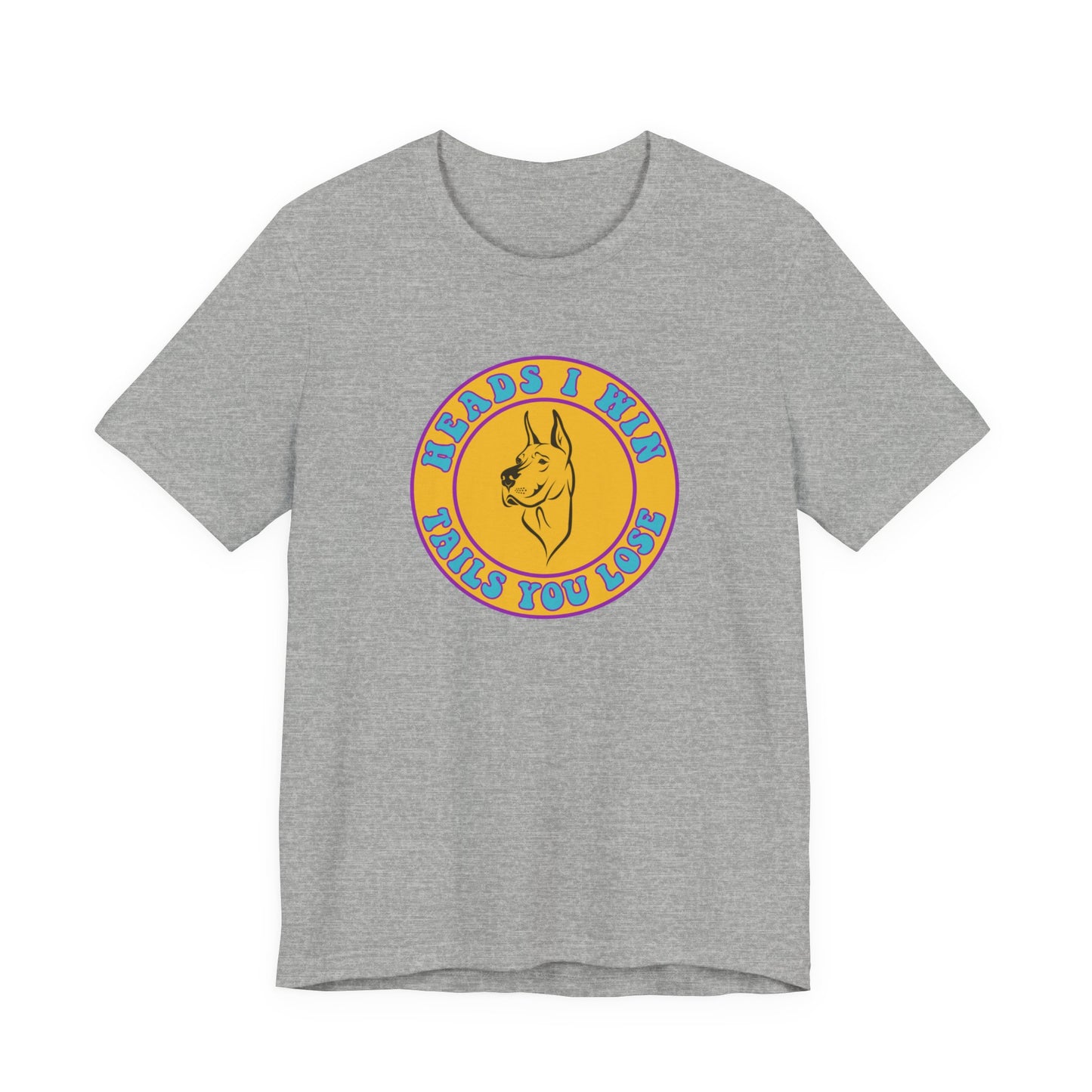 Heads I Win Nostalgic Cartoon Tee