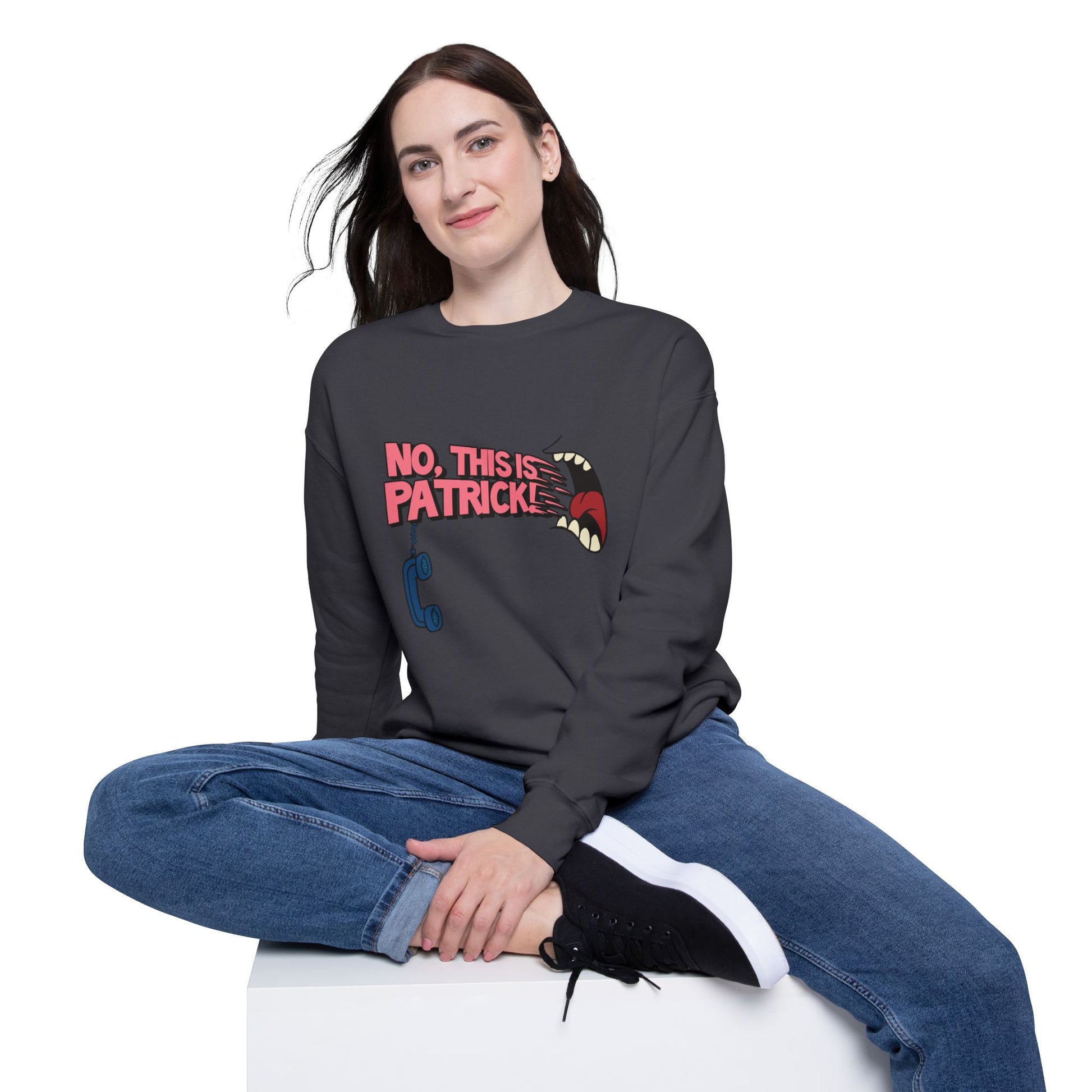 No This is Patrick Nostalgic Cartoon Sweatshirt