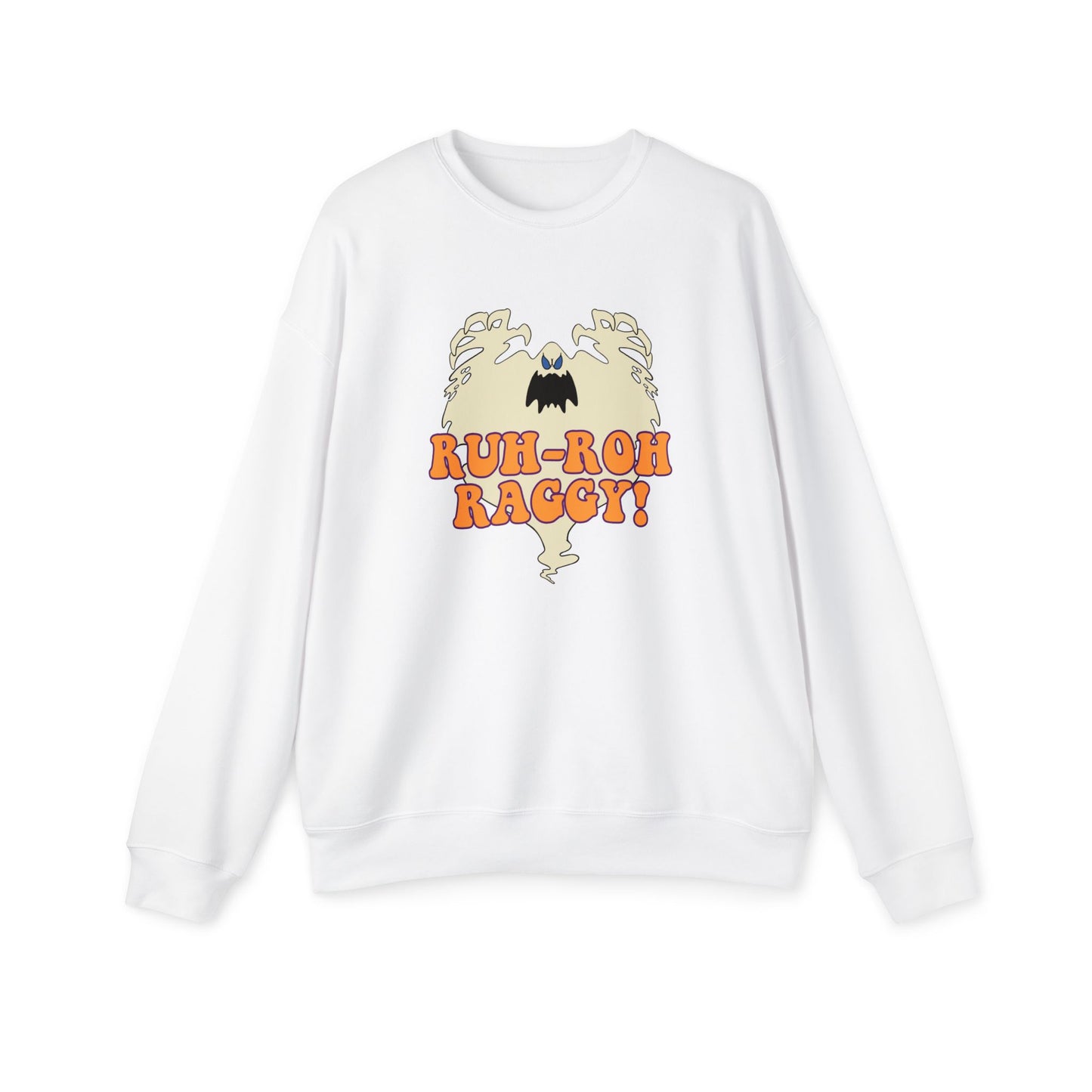 Ruh-Roh Raggy Nostalgic Cartoon Sweatshirt White