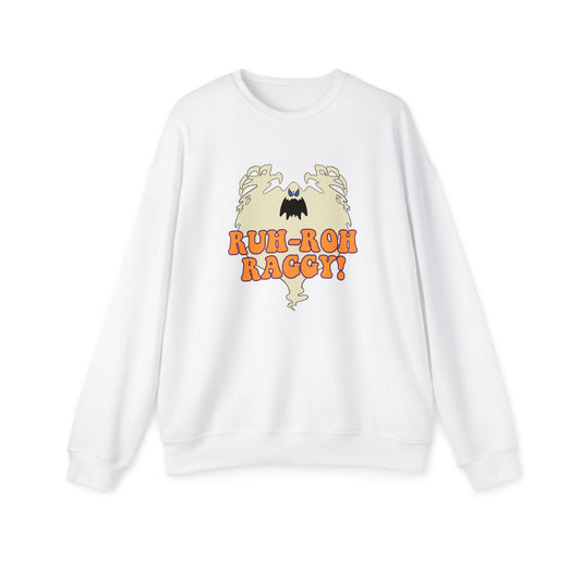 Ruh-Roh Raggy Nostalgic Cartoon Sweatshirt White