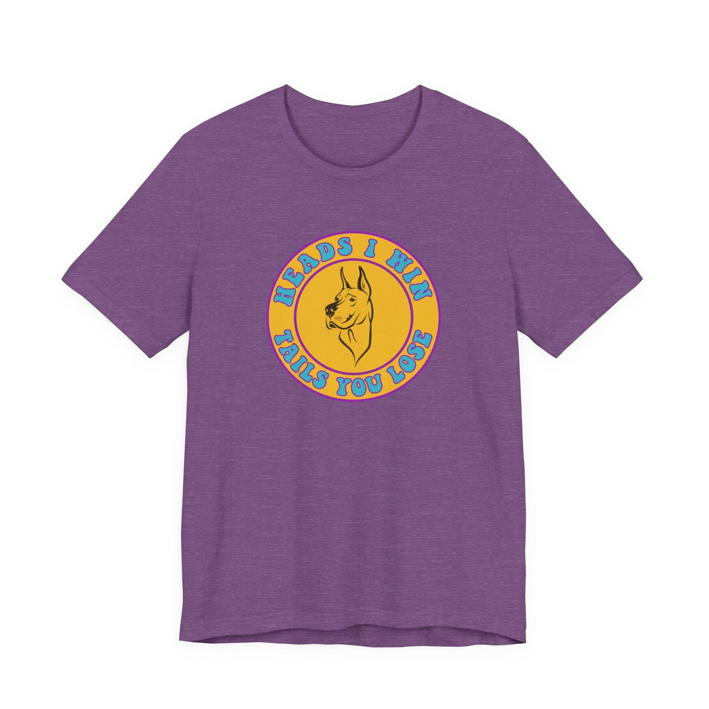 Heads I Win Nostalgic Cartoon Tee