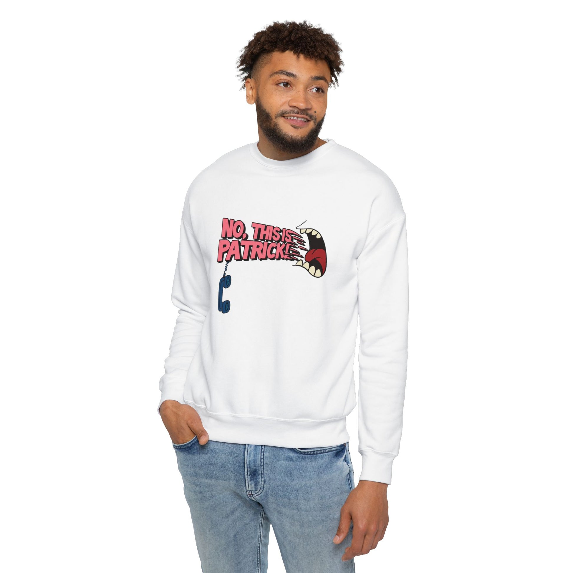 No This is Patrick Nostalgic Cartoon Sweatshirt