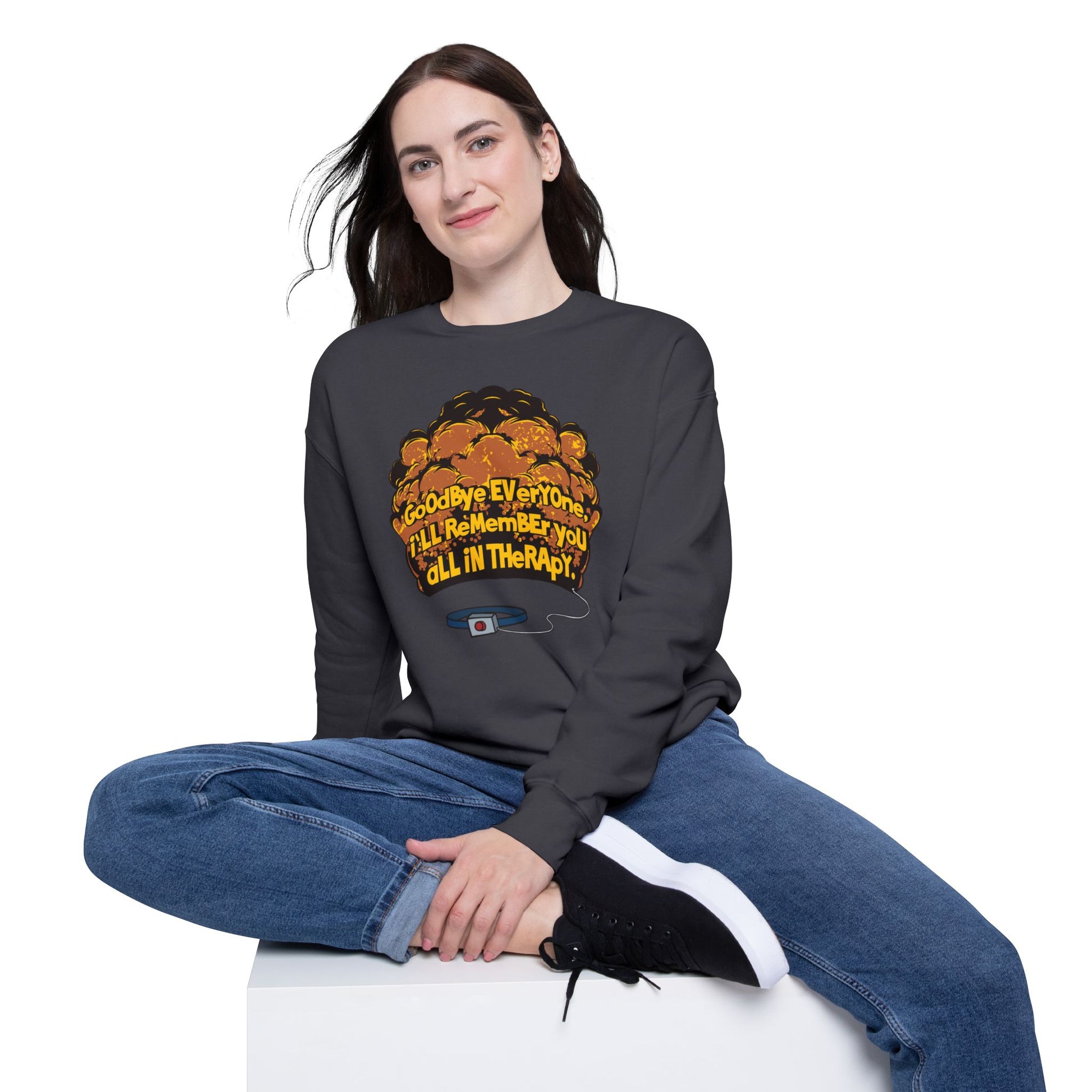 Goodbye Everyone Nostalgic Cartoon Sweatshirt