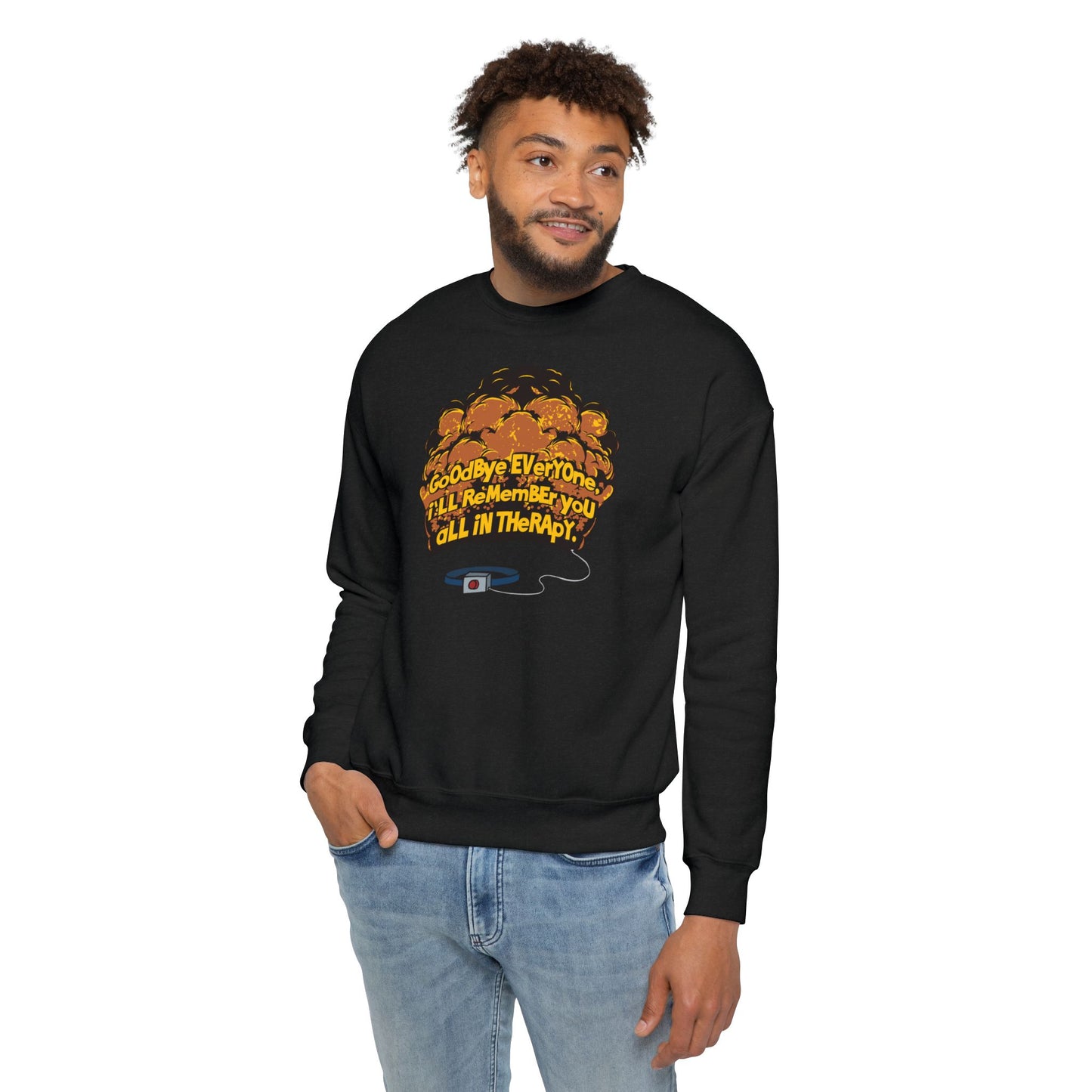 Goodbye Everyone Nostalgic Cartoon Sweatshirt