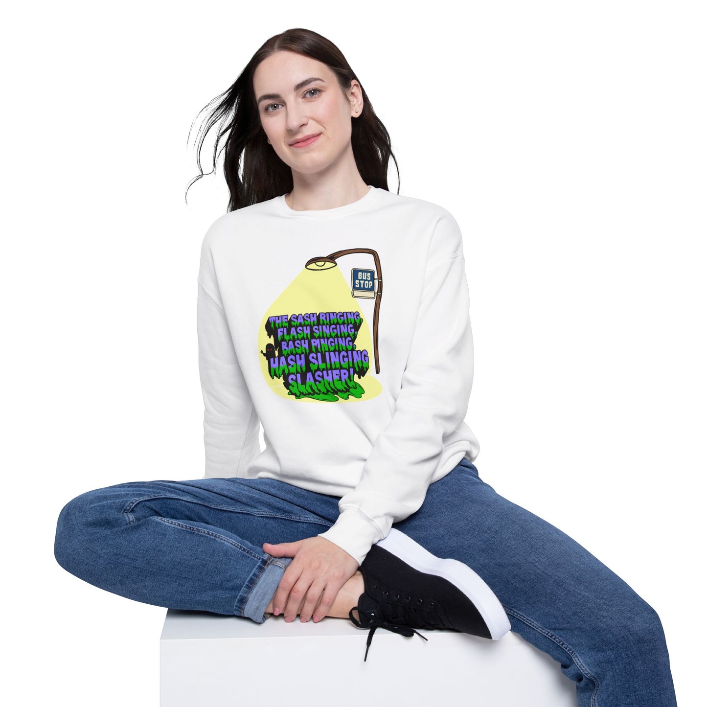 Hash Slinging Slasher Nostalgic Cartoon Sweatshirt
