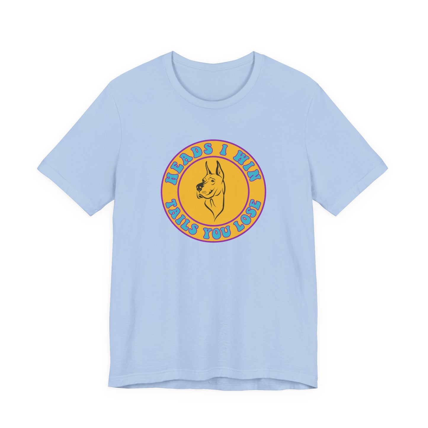 Heads I Win Nostalgic Cartoon Tee