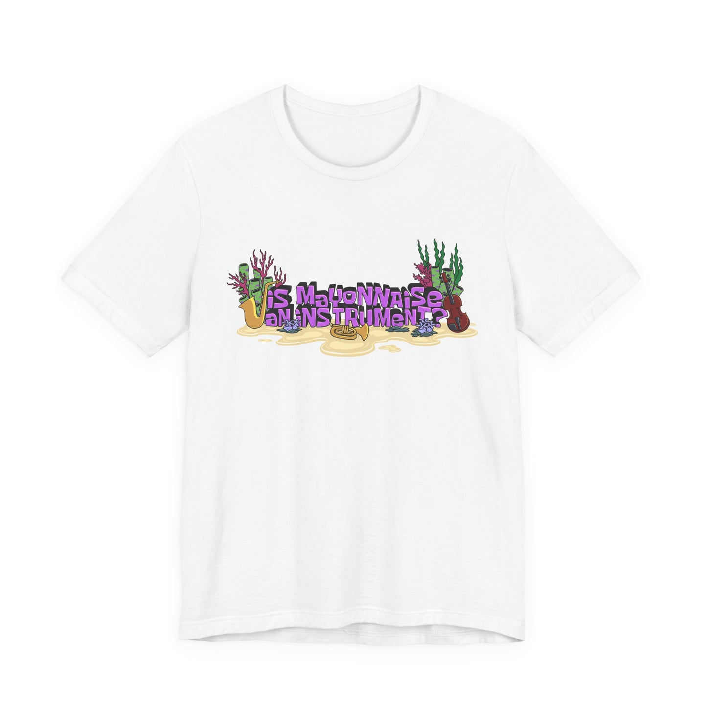Is Mayonnaise an Instrument Nostalgic Cartoon Tee