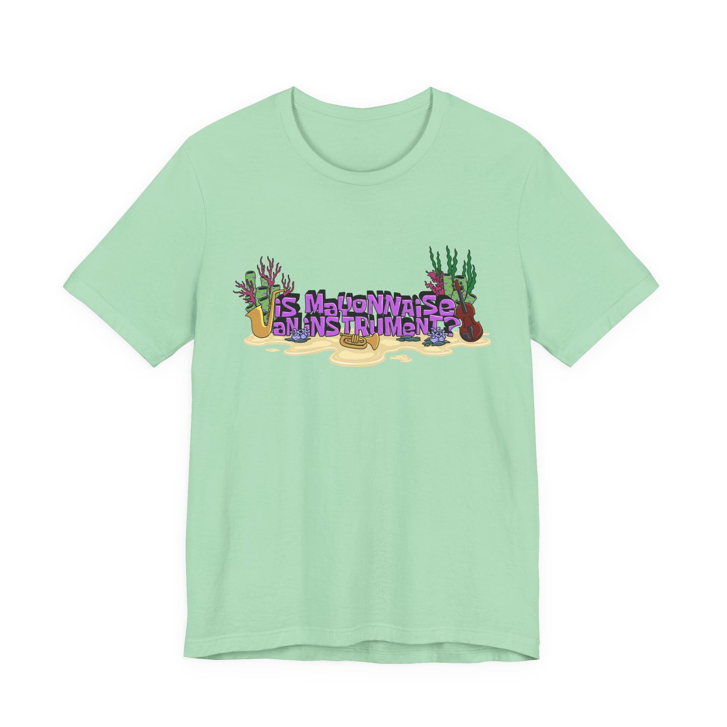 Is Mayonnaise an Instrument Nostalgic Cartoon Tee