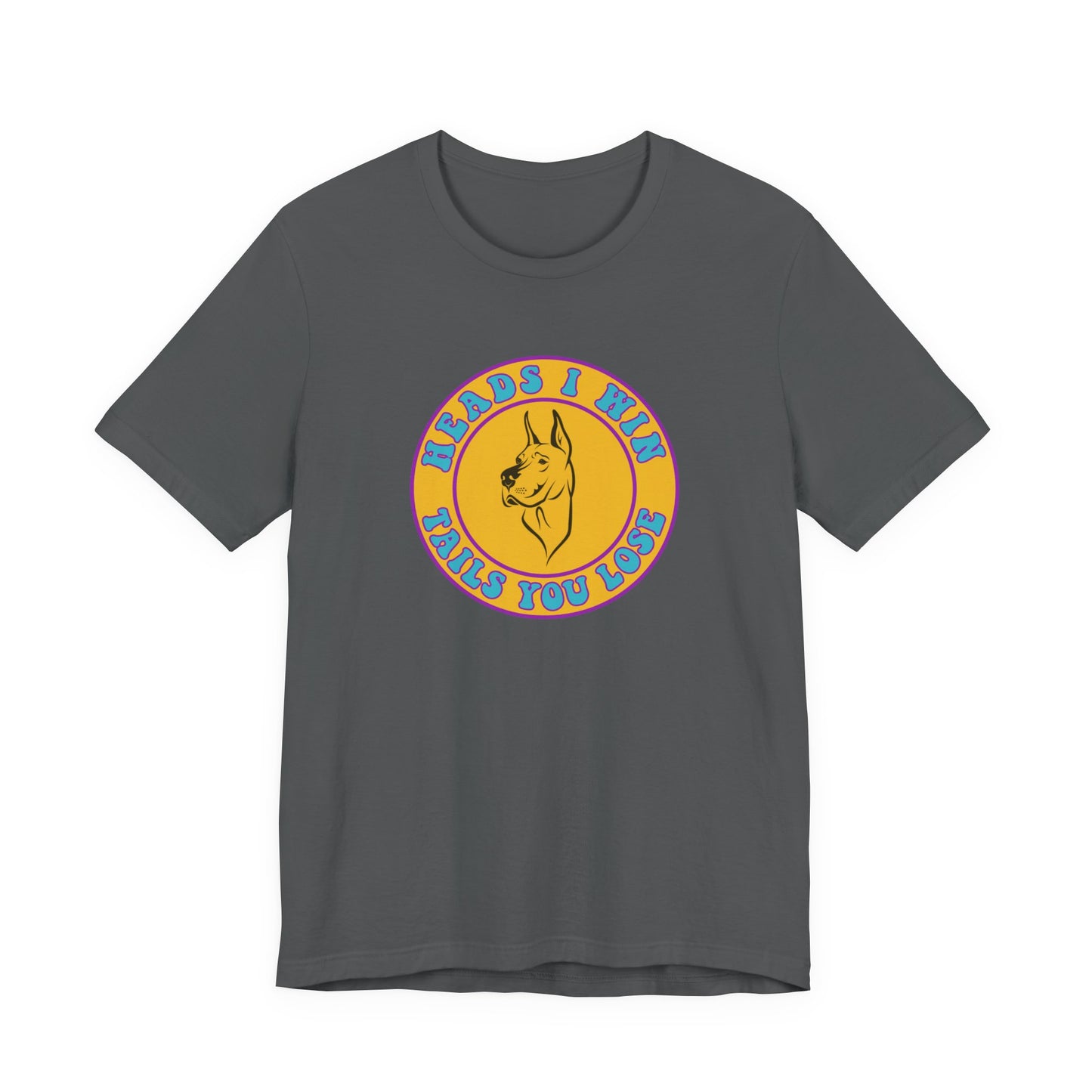 Heads I Win Nostalgic Cartoon Tee