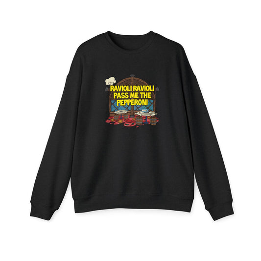 Ravioli Ravioli Nostalgic Cartoon Sweatshirt