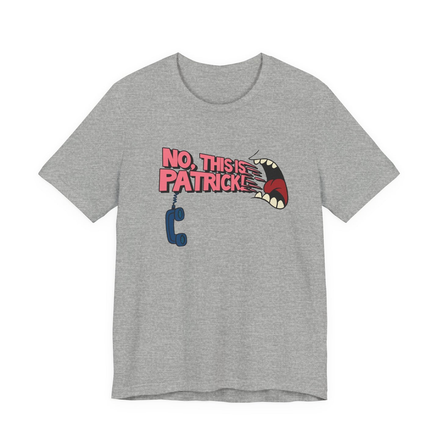 No This is Patrick Nostalgic Cartoon Tee
