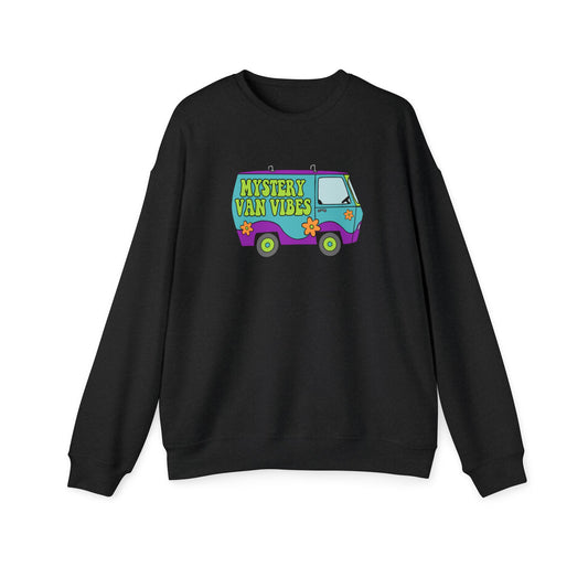 Mystery Van Vibes Nostalgic Cartoon Sweatshirt