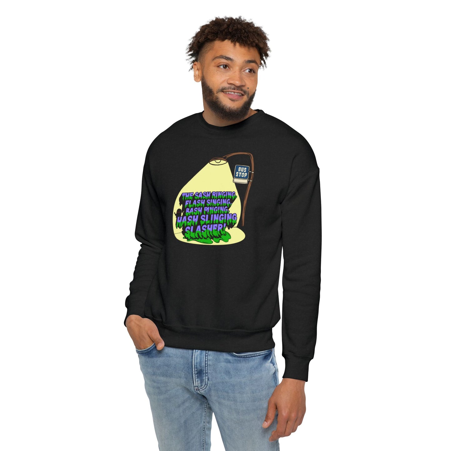 Hash Slinging Slasher Nostalgic Cartoon Sweatshirt