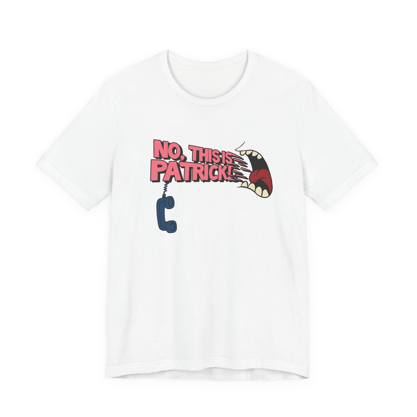No This is Patrick Nostalgic Cartoon Tee