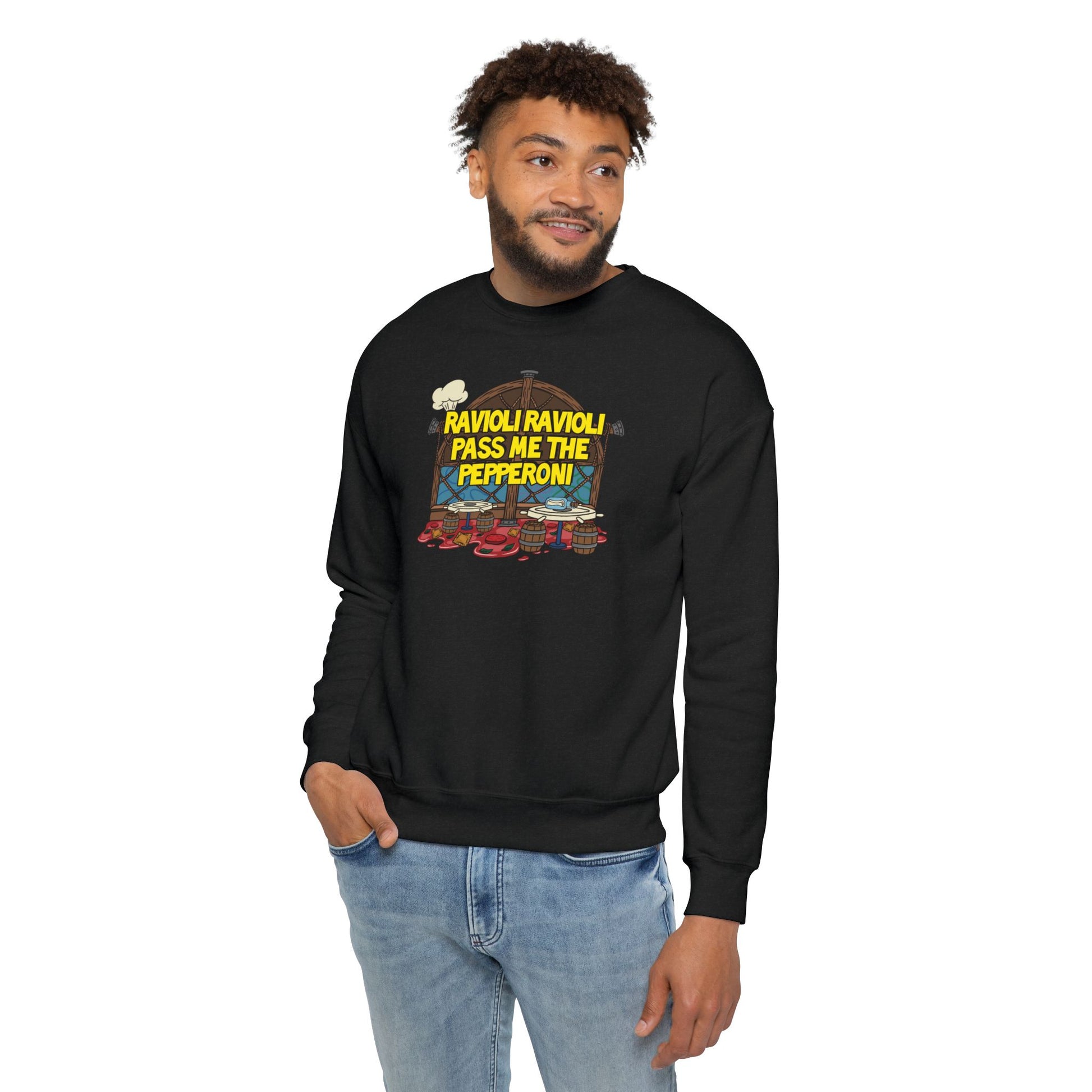 Ravioli Ravioli Nostalgic Cartoon Sweatshirt