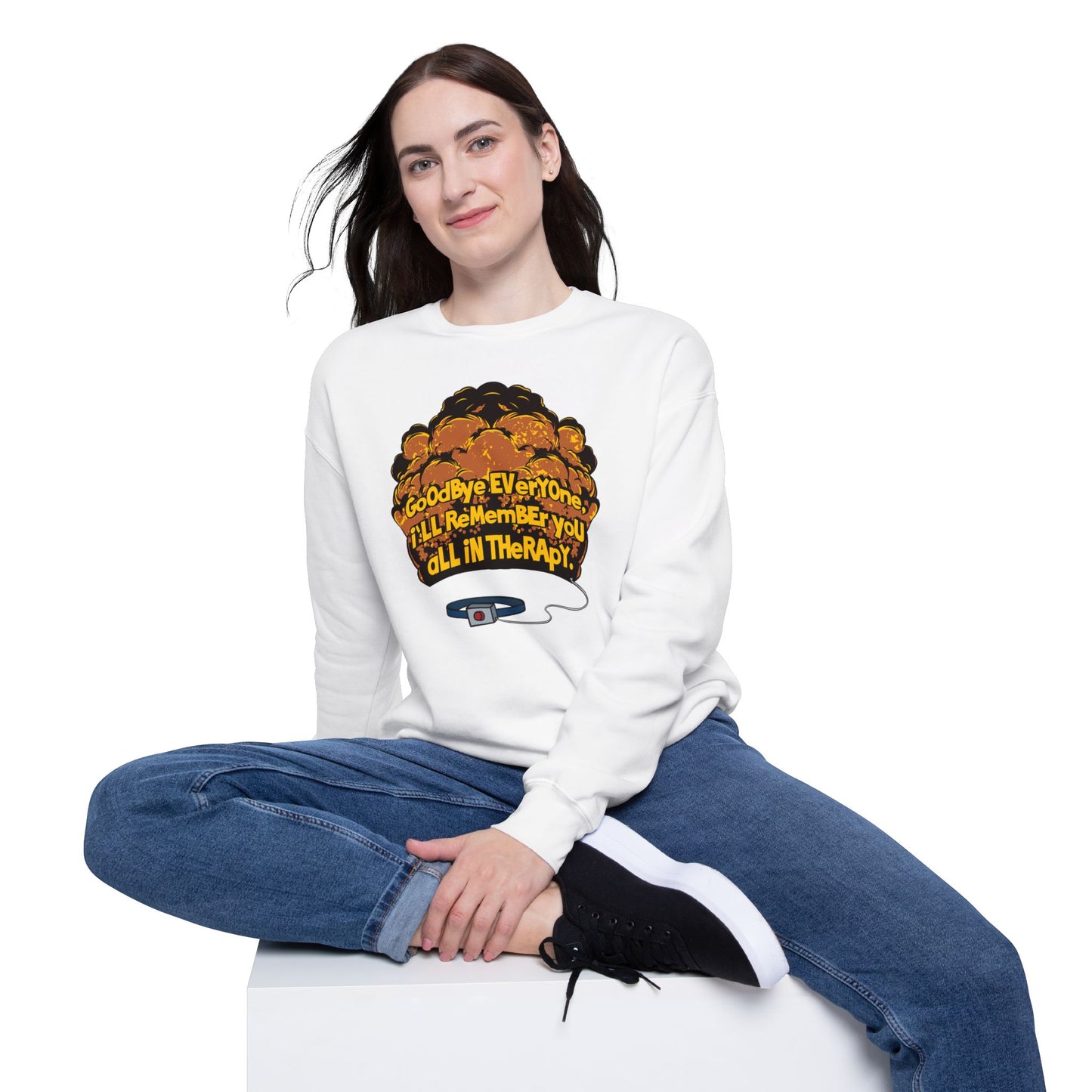 Goodbye Everyone Nostalgic Cartoon Sweatshirt