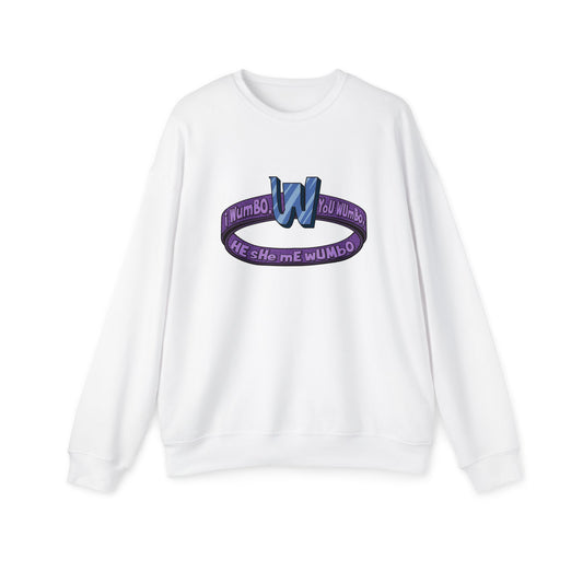 Wumbo Nostalgic Cartoon Sweatshirt White
