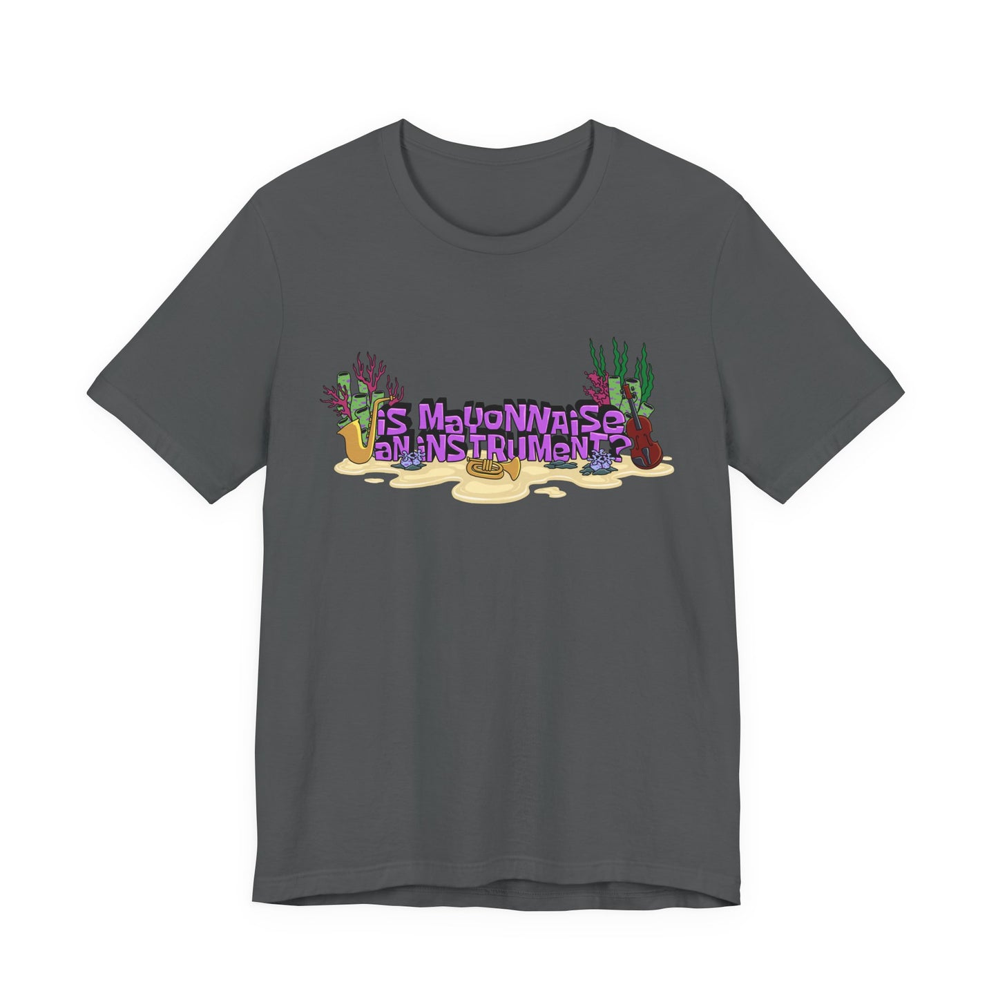 Is Mayonnaise an Instrument Nostalgic Cartoon Tee
