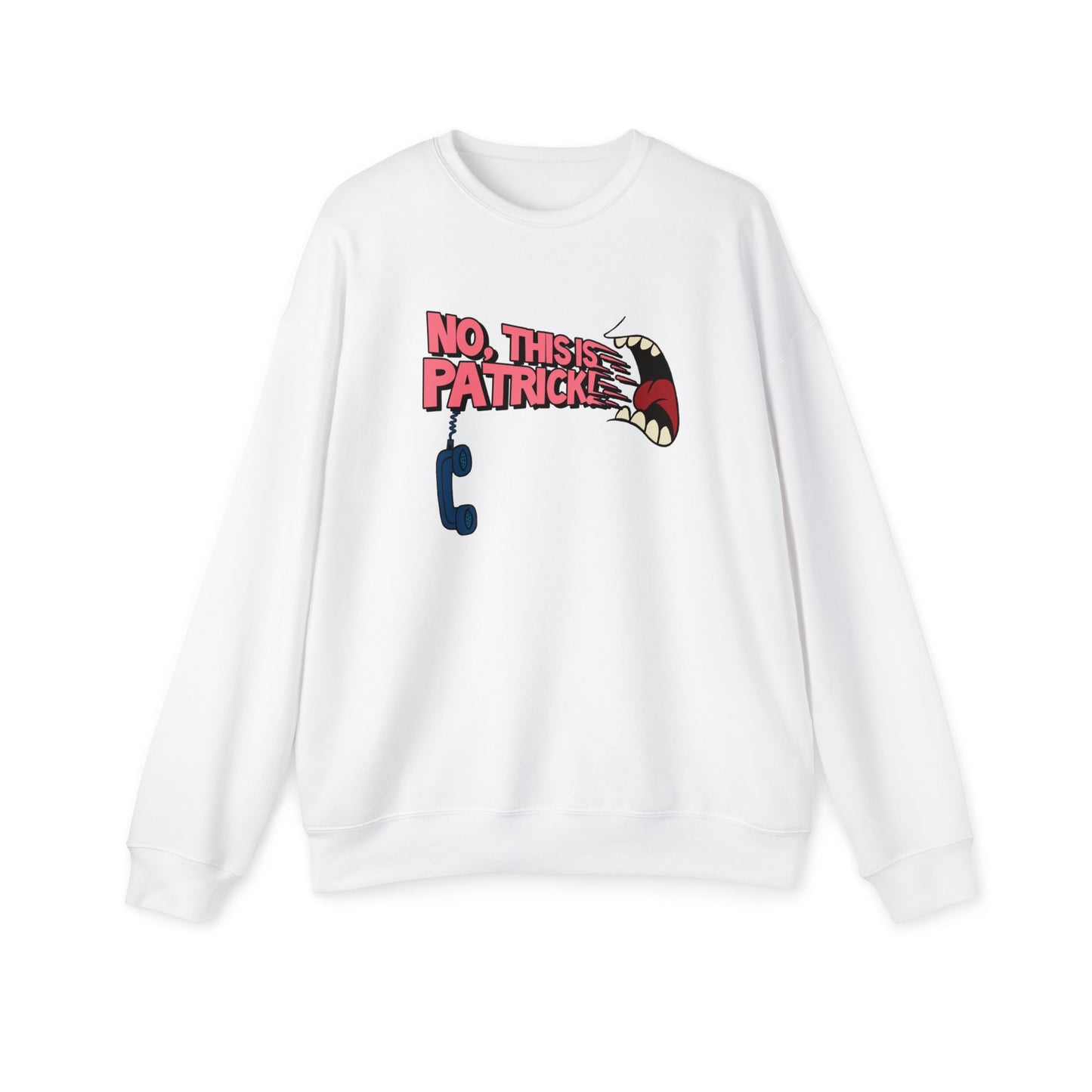 No This is Patrick Nostalgic Cartoon Sweatshirt