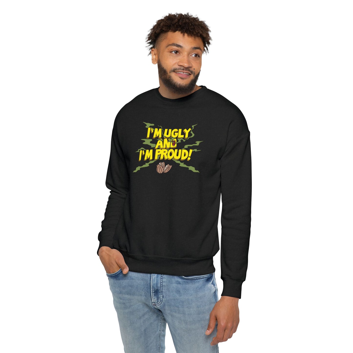 Ugly and Proud Nostalgic Cartoon Sweatshirt
