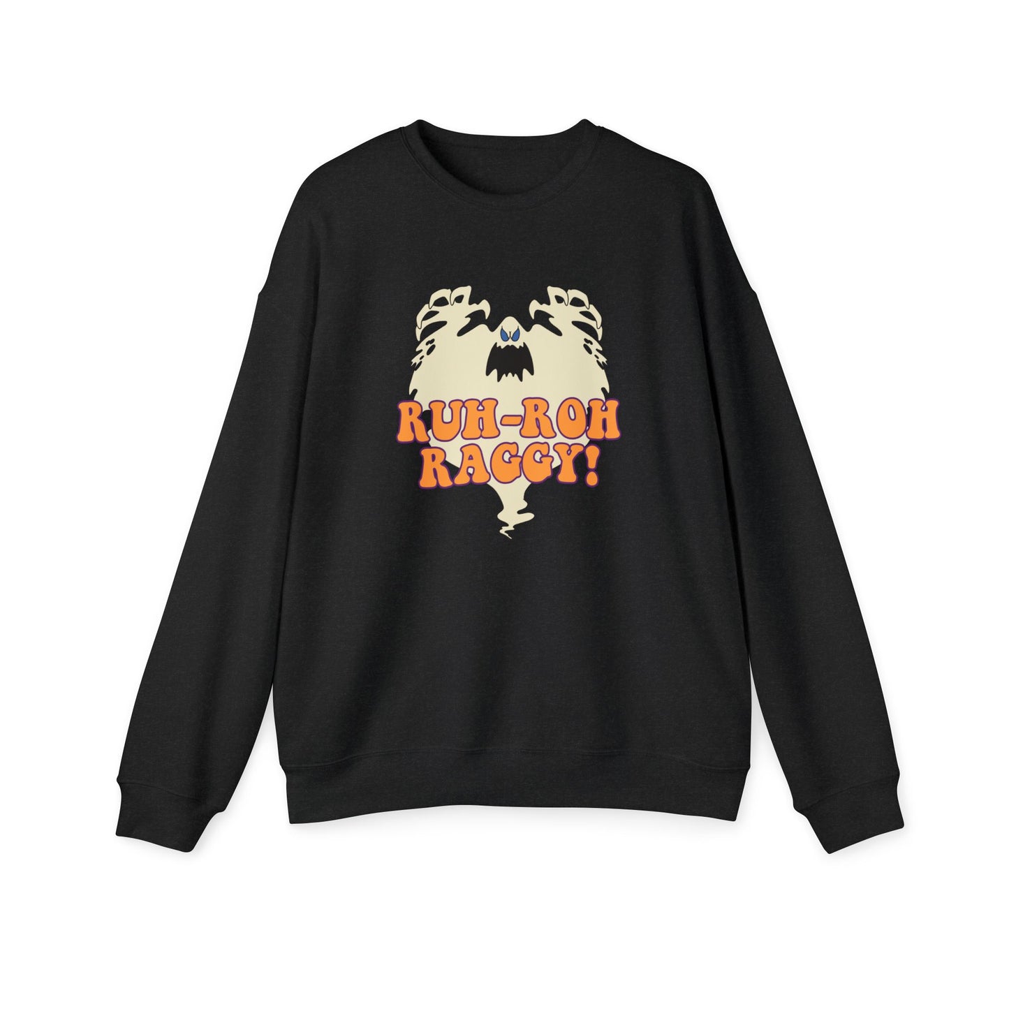 Ruh-Roh Raggy Nostalgic Cartoon Sweatshirt Black