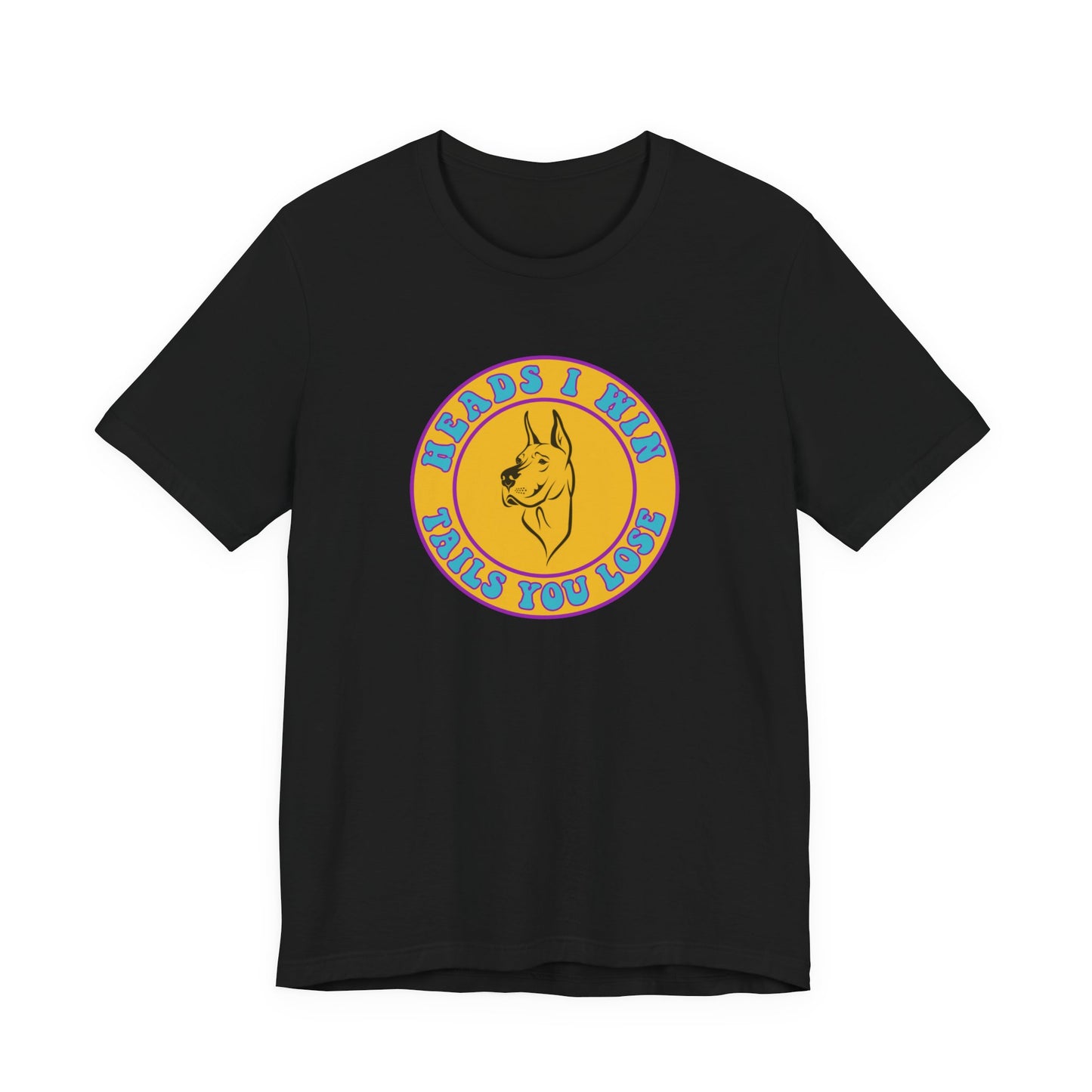 Heads I Win Nostalgic Cartoon Tee